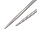 Набор круговых спиц для вязания (металл; 40 см; 3 шт.) — фото, картинка — 2