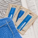 Набор круговых спиц для вязания (металл; 40 см; 3 шт.) — фото, картинка — 4