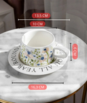 Чашка с блюдцем 