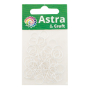 Кольцо соединительное для бижутерии (10 мм; 50 шт.; серебро) — фото, картинка — 3