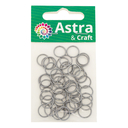 Кольцо соединительное для бижутерии (10 мм; 50 шт.; черный никель) — фото, картинка — 3