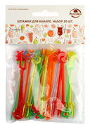 Набор шпажек пластмассовых 