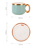 Чашка с блюдцем 