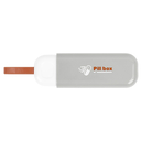 Таблетница (3 отделения; серый) — фото, картинка — 1