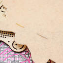 Набор для вышивания на деревянной основе 