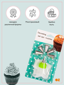 Кондитерский мешок с насадками 