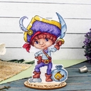 Набор для вышивания на пластиковой канве 