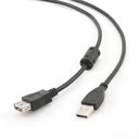 Кабель Cablexpert USB2.0 AM-AF (3 м; черный) — фото, картинка — 1