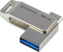 USB Flash Drive 64Gb GoodRam ODA3 (Silver) — фото, картинка — 2