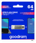 USB Flash Drive 64Gb GoodRam ODA3 (Silver) — фото, картинка — 3