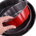 Форма для выпекания алюминиевая (3 шт.) — фото, картинка — 2