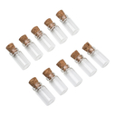 Бутылочки стеклянные декоративные (1 мл; 10 шт.) — фото, картинка — 2