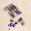 Бутылочки стеклянные декоративные (1 мл; 10 шт.) — фото, картинка — 4